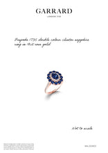 Load image into Gallery viewer, 18ct Rose Gold 1735 Sapphire Double Colour Cluster (further installment)