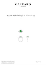 Load image into Gallery viewer, Emerald &amp; Diamond Jewelled Vault Ring Balance