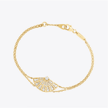Load image into Gallery viewer, 18kt YG Fanfare 'Mini Icon' Pendant &amp; Bracelet